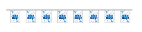 Economy Fabric Bunting - Its A Boy Flags - United Flags And Flagstaffs