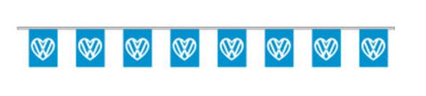Economy Fabric Bunting - I Love VW Flags - United Flags And Flagstaffs