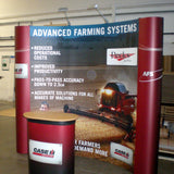 Pop Up Exhibition Displays - Curved Banners - United Flags And Flagstaffs