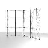 Pop Up Exhibition Displays - Curved Banners - United Flags And Flagstaffs