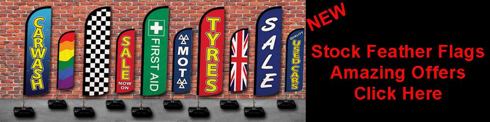 Stock Feather Flags