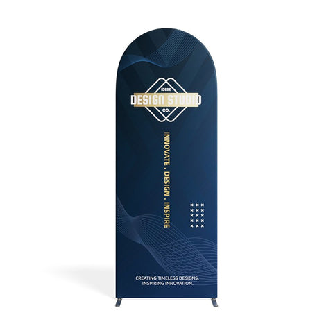 Magnetic Arch Fabric Banner Stand 8x3 Feet