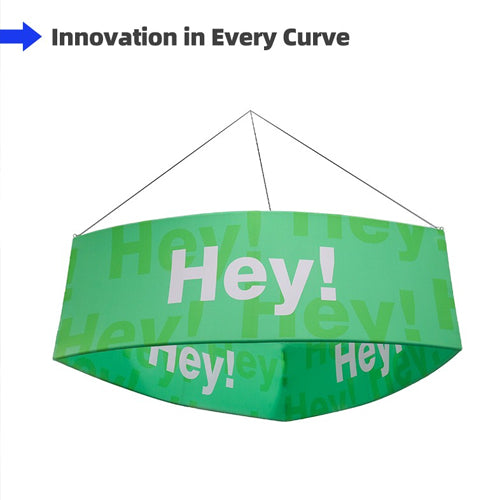 Hanging Structures - Curved Triangel | United Flags