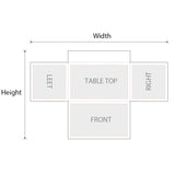 Table Cover - Fitted With Open Back