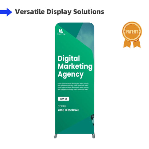 Free Standing Fabric Banner - Round Edges