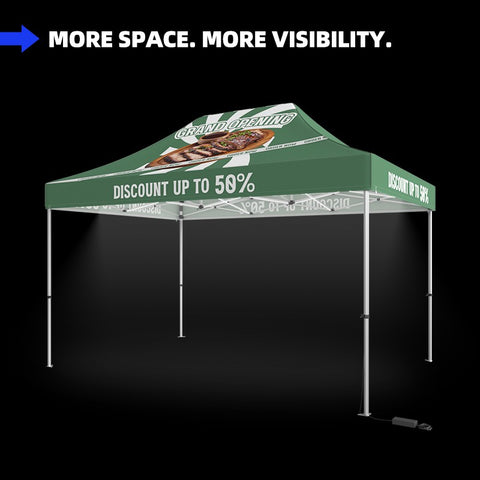LED Iluminated Gazebo 3x4.5m (10ftx15ft)