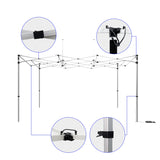 LED Iluminated Gazebo 3x4.5m (10ftx15ft)