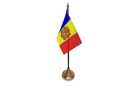 Andorra Table Flag Flags - United Flags And Flagstaffs