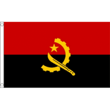 Angola National Flag - Budget 5 x 3 feet Flags - United Flags And Flagstaffs