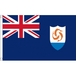 Anguilla National Flag - Budget 5 x 3 feet Flags - United Flags And Flagstaffs