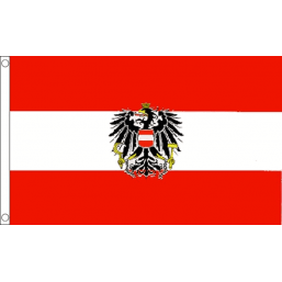 Austria (State) National Flag - Budget 5 x 3 feet Flags - United Flags And Flagstaffs