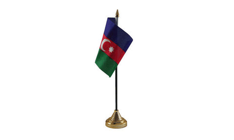 Azerbaijan Table Flag Flags - United Flags And Flagstaffs