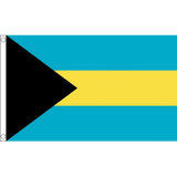 Bahamas National Flag - Budget 5 x 3 feet Flags - United Flags And Flagstaffs