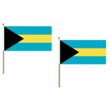 Bahamas Fabric National Hand Waving Flag  - United Flags And Flagstaffs