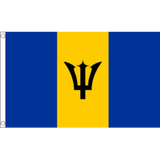 Barbados National Flag - Budget 5 x 3 feet Flags - United Flags And Flagstaffs