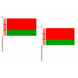 Belarus Fabric National Hand Waving Flag  - United Flags And Flagstaffs