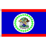 Belize National Flag - Budget 5 x 3 feet Flags - United Flags And Flagstaffs