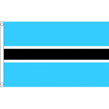 Botswana National Flag - Budget 5 x 3 feet Flags - United Flags And Flagstaffs