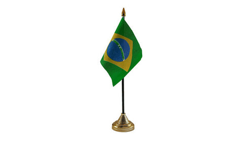 Brazil Table Flag Flags - United Flags And Flagstaffs