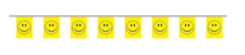 Economy Fabric Bunting - Happy Face Flags - United Flags And Flagstaffs