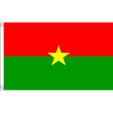 Burkina Faso National Flag - Budget 5 x 3 feet Flags - United Flags And Flagstaffs