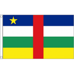 Central African Republic National Flag - Budget 5 x 3 feet Flags - United Flags And Flagstaffs