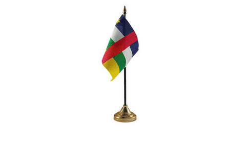 Central African Republic Table Flag Flags - United Flags And Flagstaffs