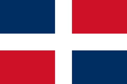 Dominican Republic (Civil) National Flag Sewn Flags - United Flags And Flagstaffs