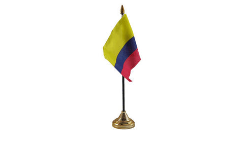 Colombia Table Flag Flags - United Flags And Flagstaffs