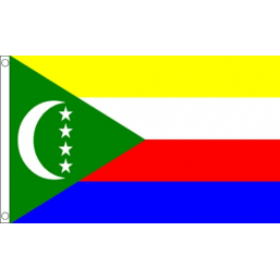 Comoros National Flag - Budget 5 x 3 feet Flags - United Flags And Flagstaffs