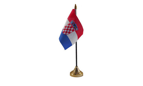 Croatia Table Flag Flags - United Flags And Flagstaffs