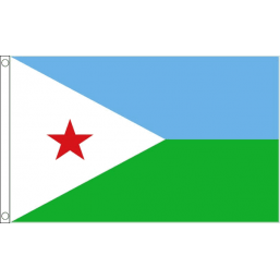 Djibouti National Flag - Budget 5 x 3 feet Flags - United Flags And Flagstaffs