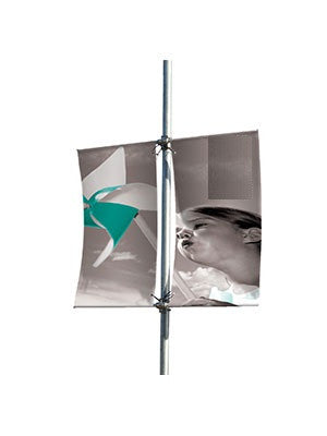Twin Lamp Post Banner Banners - United Flags And Flagstaffs