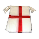 Plastic England Flag Bunting Flags - United Flags And Flagstaffs