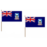 Falkland Islands Fabric National Hand Waving Flag Flags - United Flags And Flagstaffs