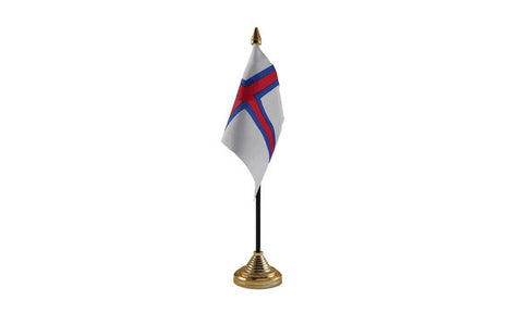 Faroe Islands Table Flag Flags - United Flags And Flagstaffs