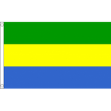 Gabon National Flag - Budget 5 x 3 feet Flags - United Flags And Flagstaffs