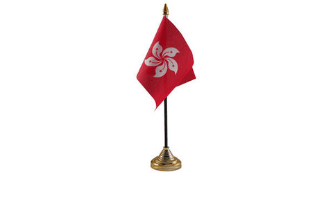 Hong Kong Table Flag Flags - United Flags And Flagstaffs
