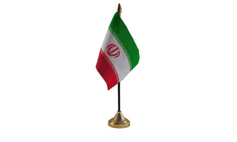 Iran Table Flag Flags - United Flags And Flagstaffs