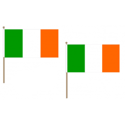 Ireland Fabric National Hand Waving Flag Flags - United Flags And Flagstaffs