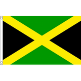 Jamacia National Flag - Budget 5 x 3 feet Flags - United Flags And Flagstaffs