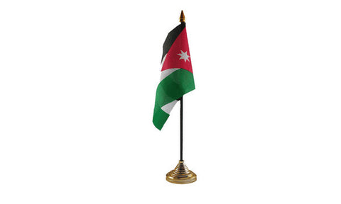 Jordan Table Flag Flags - United Flags And Flagstaffs