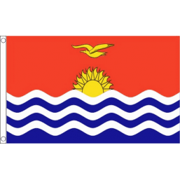 Kiribati National Flag - Budget 5 x 3 feet Flags - United Flags And Flagstaffs