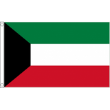 Kuwait National Flag - Budget 5 x 3 feet Flags - United Flags And Flagstaffs