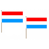 Luxembourg Fabric National Hand Waving Flag Flags - United Flags And Flagstaffs