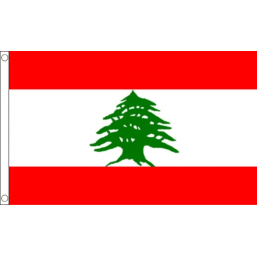 Lebanon National Flag - Budget 5 x 3 feet Flags - United Flags And Flagstaffs