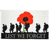 Lest We Forget Flag (Army) - British Military Flags - United Flags And Flagstaffs