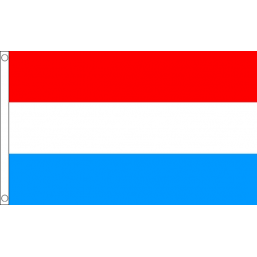 Luxembourg National Flag - Budget 5 x 3 feet Flags - United Flags And Flagstaffs