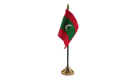 Maldives Table Flag Flags - United Flags And Flagstaffs
