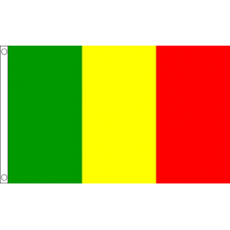 Mali National Flag - Budget 5 x 3 feet Flags - United Flags And Flagstaffs